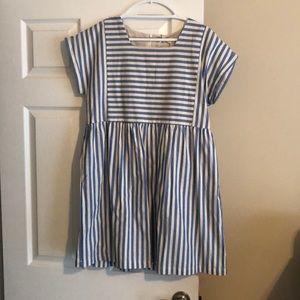 Blue Striped Dress